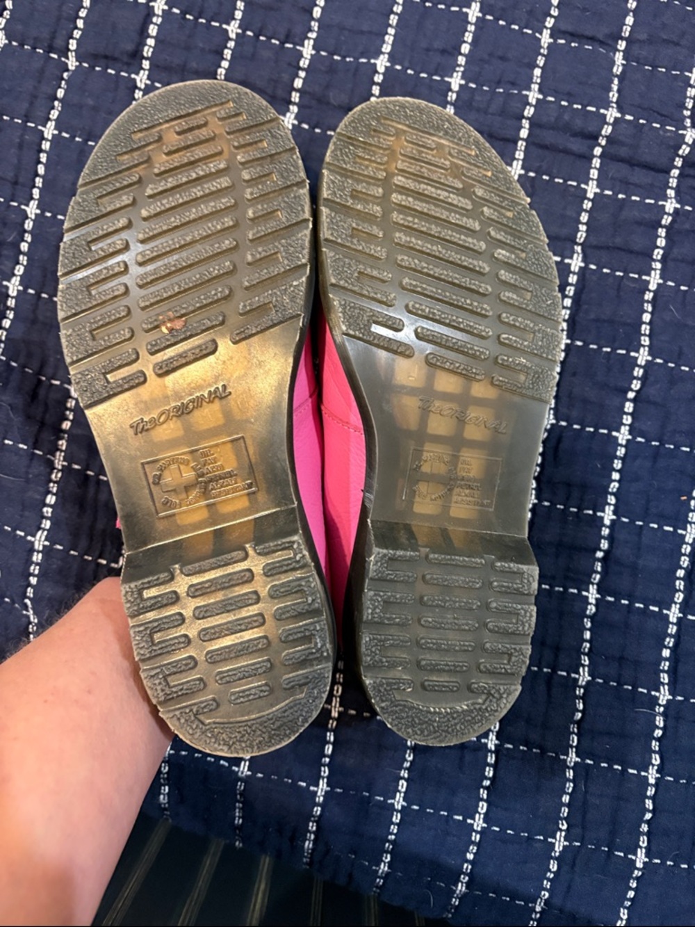 Dr. Martens Kids Pink Double-Strap T-Bar Shoes - Picture 2 of 5